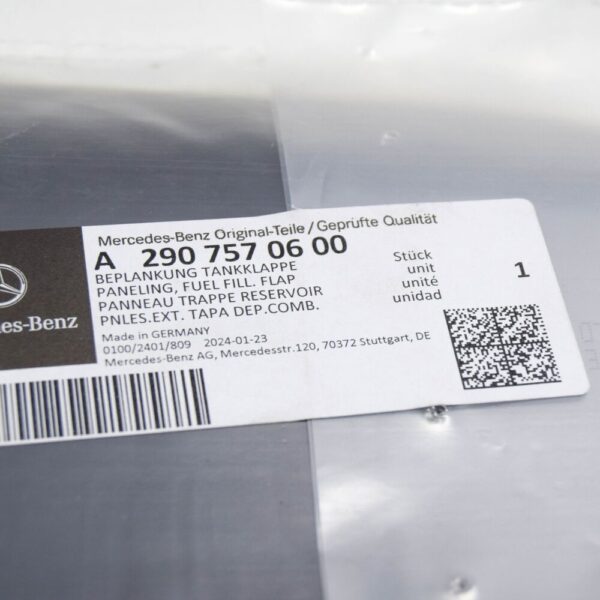 A2907570600 - MERCEDES-BENZ AMG GT X290 Fuel Filler Door A2907570600 NEW GENUINE