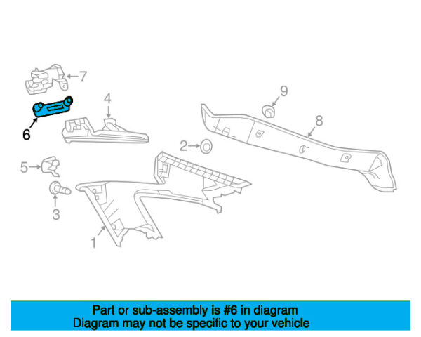 A29281002407H52 - Mercedes-Benz GLE Coupe C292 dress hook right A29281002407H52