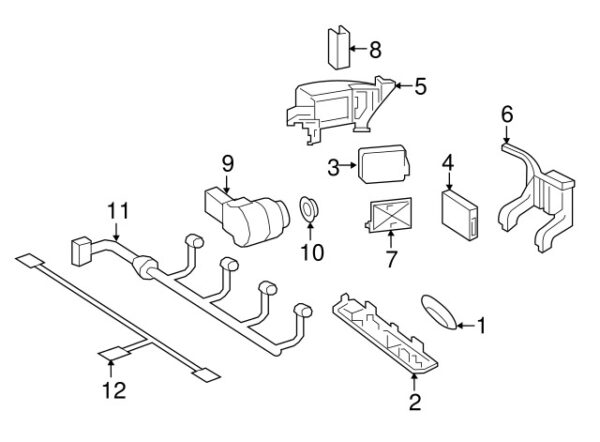 A2928700110 - NEU MERCEDES-BENZ GLE CLASS HECK LIFTGATE RELEASE-SCHALTER A2928700110 ORIGINAL