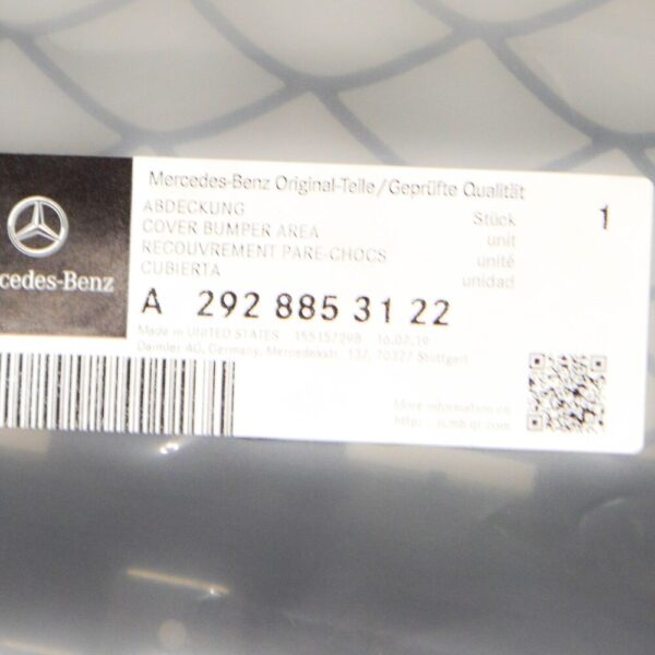 A2928853122 - NEW MERCEDES-BENZ GLE COUPE C292 FRONT BUMPER GRILLE A2928853122 ORIGINAL