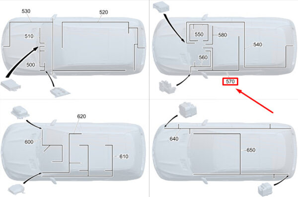 A2935406001 - New Mercedes-Benz EQC Multi Purpose Camera Wiring Harness A2935406001 Genuine