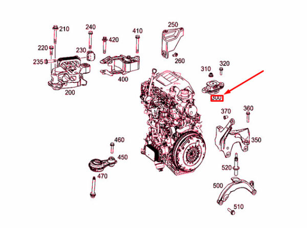 A4472411413 - NEW MERCEDES-BENZ VITO W447 TRANSMISSION BEARING A4472411413 ORIGINAL