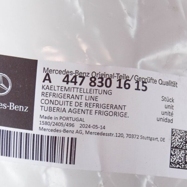 A4478301615 - Mercedes-Benz Vito W447 Suction Refrigerant Line A4478301615 NEW GENUINE