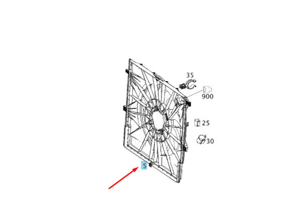 A4479060412 - NEW MERCEDES-BENZ VITO W447 COOLER FAN BLOWER A4479060412 ORIGINAL