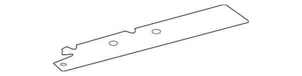 A4634912600 - Mercedes-Benz G-Class W463 footboard insulator front right A4634912600