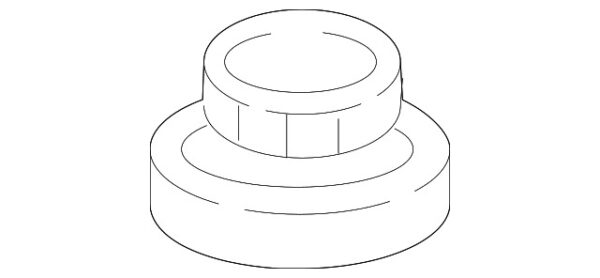 A4635040112 - Mercedes-Benz G-Class W463 Right Radiator Mounting Nut A4635040112