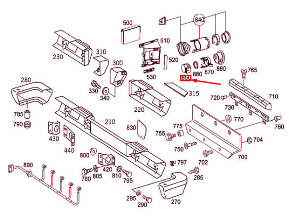 A4635402217 - NEW MB G W463 REAR BUMPER PARKTRONIC SYSTEM DISTANCE SENSOR A4635402217 ORIGINAL