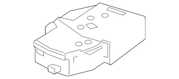 A4635409803 - Mercedes-Benz G-Class W463 rear fuse and relay center A4635409803
