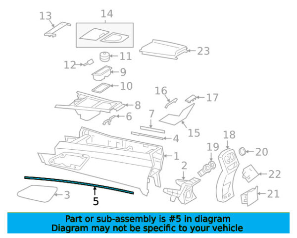 A4638251400 - Mercedes-Benz G-Class W463 Interior Lighting A4638251400