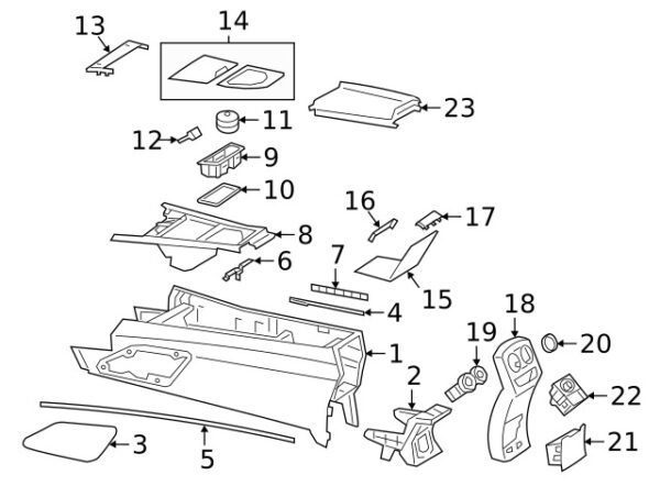 A4638251400 - Mercedes-Benz G-Class W463 Interior Lighting A4638251400