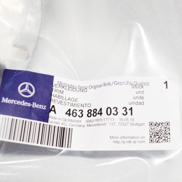 A4638840331 - NEW MERCEDES-BENZ G-CLASS W463 RIGHT UNDER LIGHT COVER A4638840331