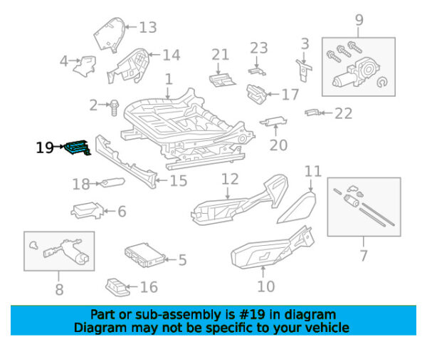 A46391922009051 - Mercedes-Benz G-Class W463 Front Right Inner Seat Track Cover A46391922009051