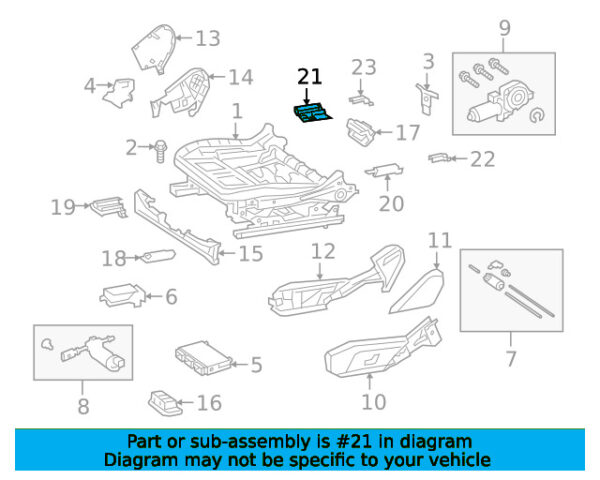 A46391923008T92 - Mercedes-Benz G-Class W463 seat rail cover A46391923008T92