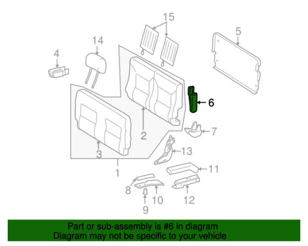 A46392900277101 - NEW MB G CLASS CENTRE LEFT SEAT BACK RECLINER ADJUSTMENT HANDLE GENUINE