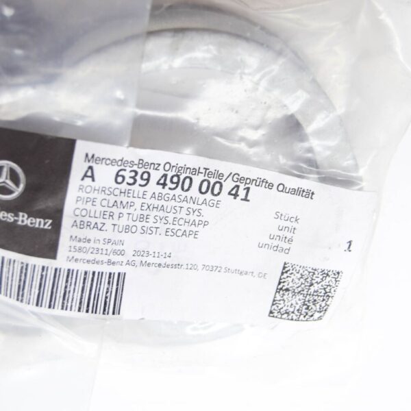 A6394900041 - Mercedes-Benz Vito W639 Exhaust System Pipe Clamp A63994900041 NEW GENUINE