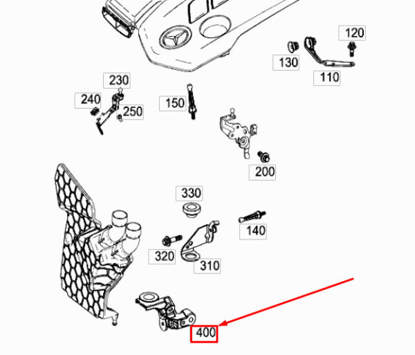 A6542200000 - Mercedes-Benz E W213 Engine Mount A6542200000 NEW GENUINE