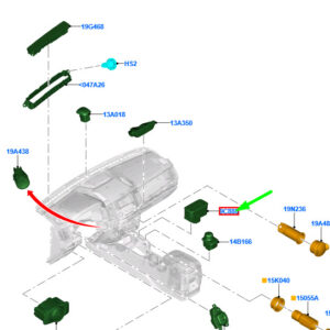 1919641 - FORD RANGER T6 Switch Assy 1919641 EB3T-14B436-LB3JA6 ORIGINAL