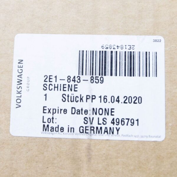 2E1843859 - NEW VW CRAFTER 2F MK1 LEFT SLIDING DOOR UPPER GUIDE RAIL 2E1843859 ORIGINAL