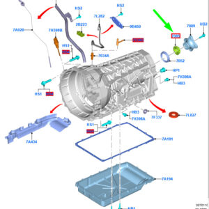 5431163 - FORD RANGER TK6 MK1 Transmission Retainer LHD 5431163 HL3P-7085-BA NEWGENUINE