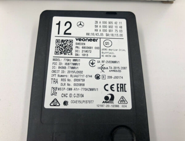 A0009054211 - NEW MERCEDES-BENZ GLE W167 FRONT LATERAR RADAR SENSOR A0009054211 ORIGINAL