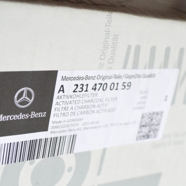 A2314700159 - NEW MERCEDES-BENZ SL R231 ACTIVATED CHARCOAL FILTER A2314700159