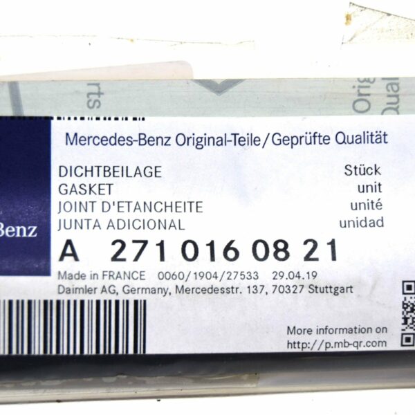 A2710160821 - NEW MERCEDES-BENZ C W203 ENGINE COVER SEAL A2710160821 ORIGINAL
