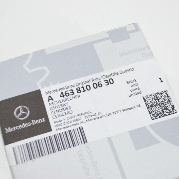 A4638100630 - NEW MERCEDES-BENZ G W463 AMG ASHTRAY A4638100630 ORIGINAL