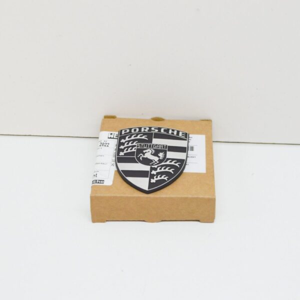 92811040300 - Porsche 928 Intake Air Distributor Crest Emblem 92811040300 NEW GENUINE