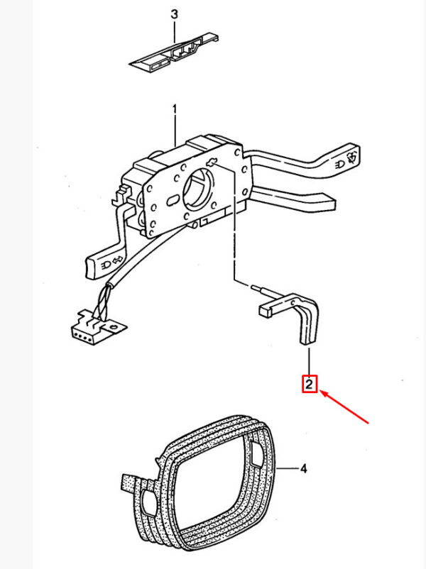92865210400 - Porsche 968 Steering Column Contact Plate 92865210400 NEW GENUINE