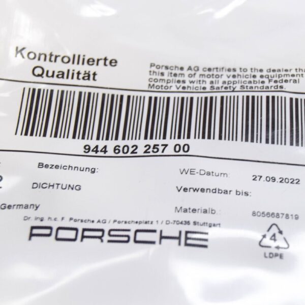 94460225700 - Porsche 944 Distributor Gasket 94460225700 New Genuine