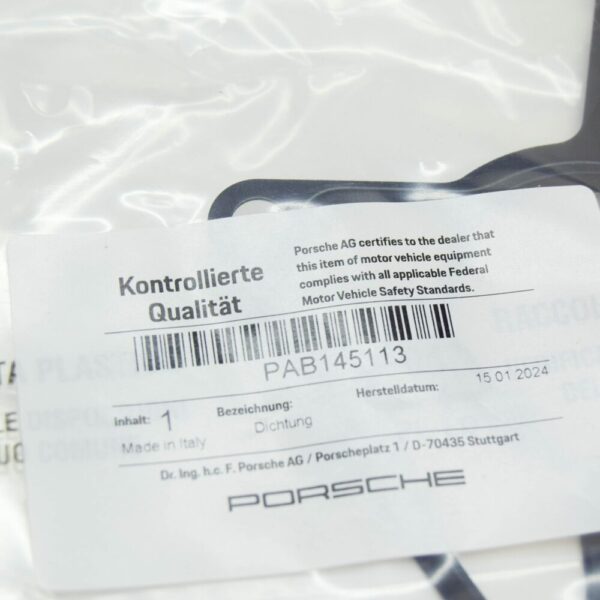 95511058100 - Porsche Cayenne 9pa Vacuum Pump Gasket PAB145113 NEW