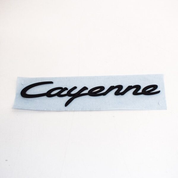 95855967502 - Porsche Cayenne Rear Tailgate Script Emblem Badge 92A 95555967502 New Genuine