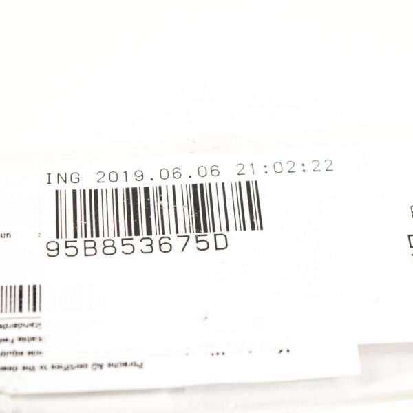 95B853675D - Porsche Macan 95B Rear Tailgate Boat Lid Emblem Badge 95B853675D NEW GENUINE