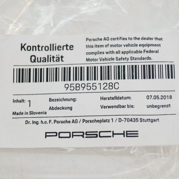 95B955128C - Porsche Macan 95B Right Headlight Wash Mount 95B955128C REAL NEW