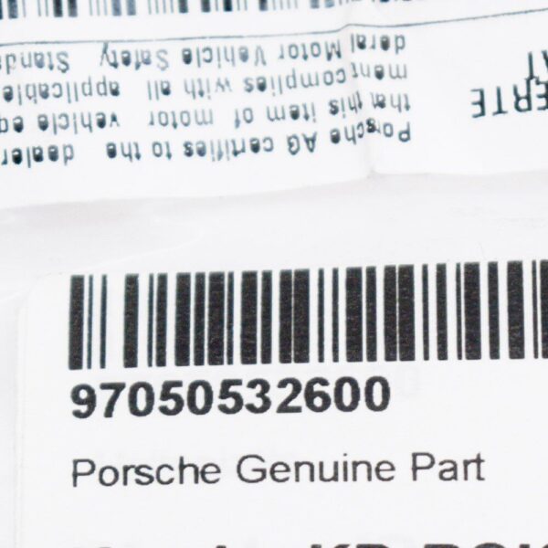 97050532600 - Porsche Panamera 970 front bumper corner retaining plate right 97050532600 new
