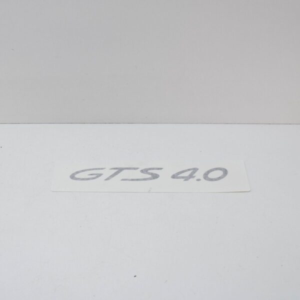 982853417 - Porsche 718 Boxster 982 GTS4.0 Sticker 982853417 NEW GENUINE
