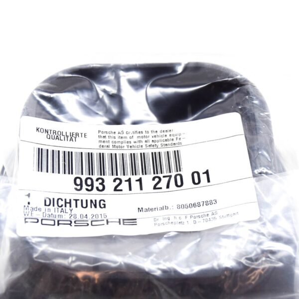 99321127001 - Porsche Carrera 911 993 Air Intake Rubber Gasket 99321127001 NEW GENUINE
