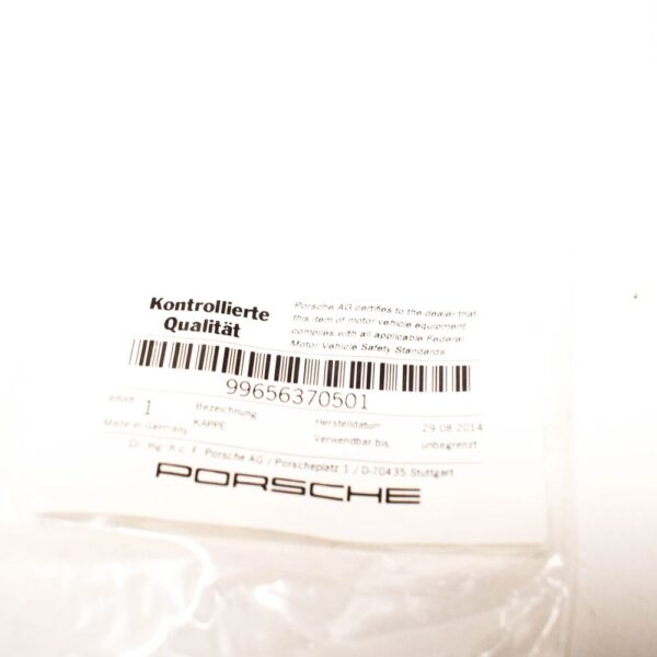 99656370501 - Porsche 996 997 Carrera Hardtop Lug Cover Cap 99656370501 NEW