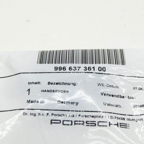 99663735100 - Porsche Boxster 986 Remote Control Upper Part Cover 99663735100 NEW GENUINE