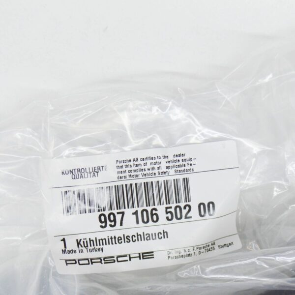 99710650200 - Porsche 911 997 engine coolant supply hose 99710650200 new