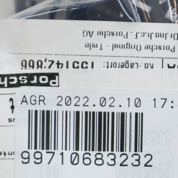 99710683232 - Porsche 911 997 engine coolant hose 99710683232 NEW ORIGINAL