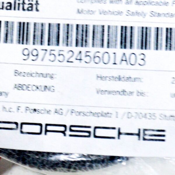 99755245601A03 - Porsche 911 997 dashboard right ventilation cover 99755245601A03 mint condition