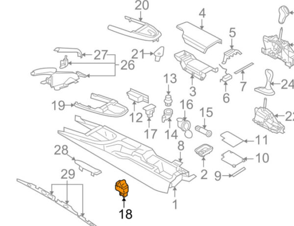 99761314112A05 - Porsche Boxster 987 Convertible Top Roof Switch 99761314112A05 NEW GENUINE