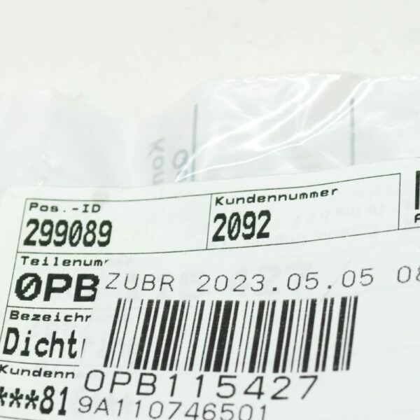 9A110746501 - Porsche 911 991 Engine Gasket O-Ring Gasket 0PB115427 NEW GENUINE