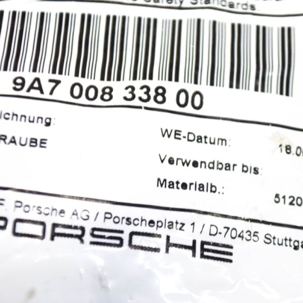 9A700833800 - Porsche 911 991 Carrera Hollow Screw M 14X 1.5D 9A70083800 NEW ORIGINAL