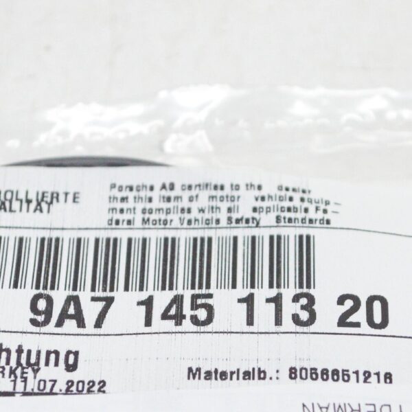9A714511320 - Porsche Macan 95b.2 Turbocharger Vacuum Pump Gasket 9A714511320 NEW Original