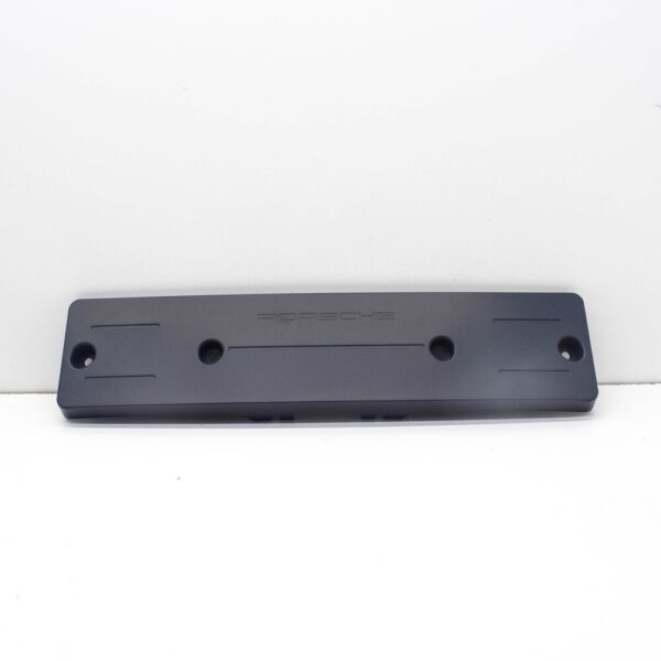 9J1807287EG2X - Porsche Taycan front bumper license plate holder 9J1807287EG2X NEW ORIGINAL