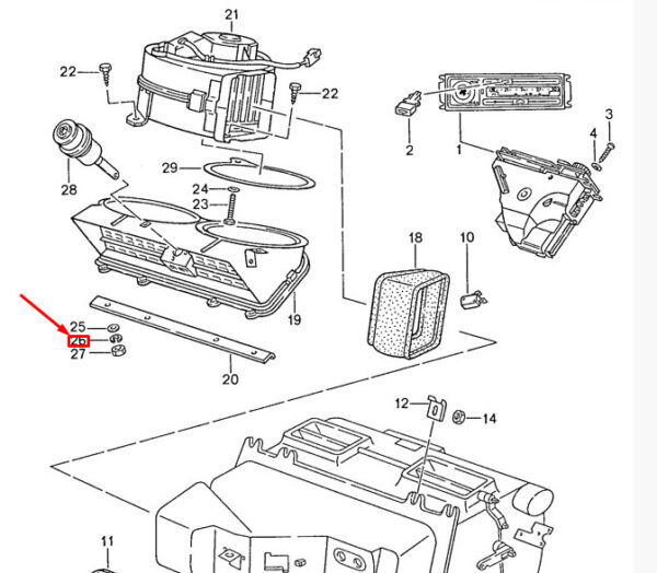 N0120064 - New Porsche 968 A/C System Circlip N0120064 Genuine