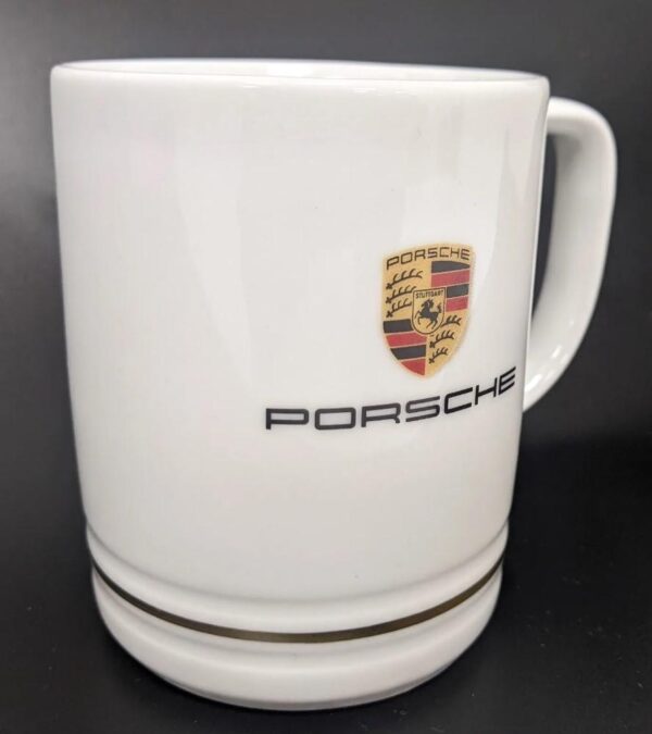 WAP0506070MBIG - Porsche Porcelain 420ml Mug with Gold Edge WAP0506070MBIG