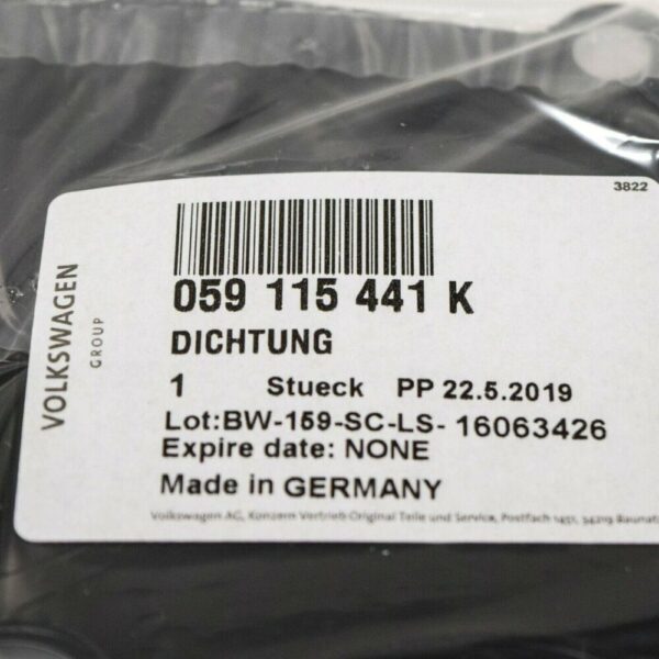 059115441K - VW Audi engine oil filter gasket original 059115441K